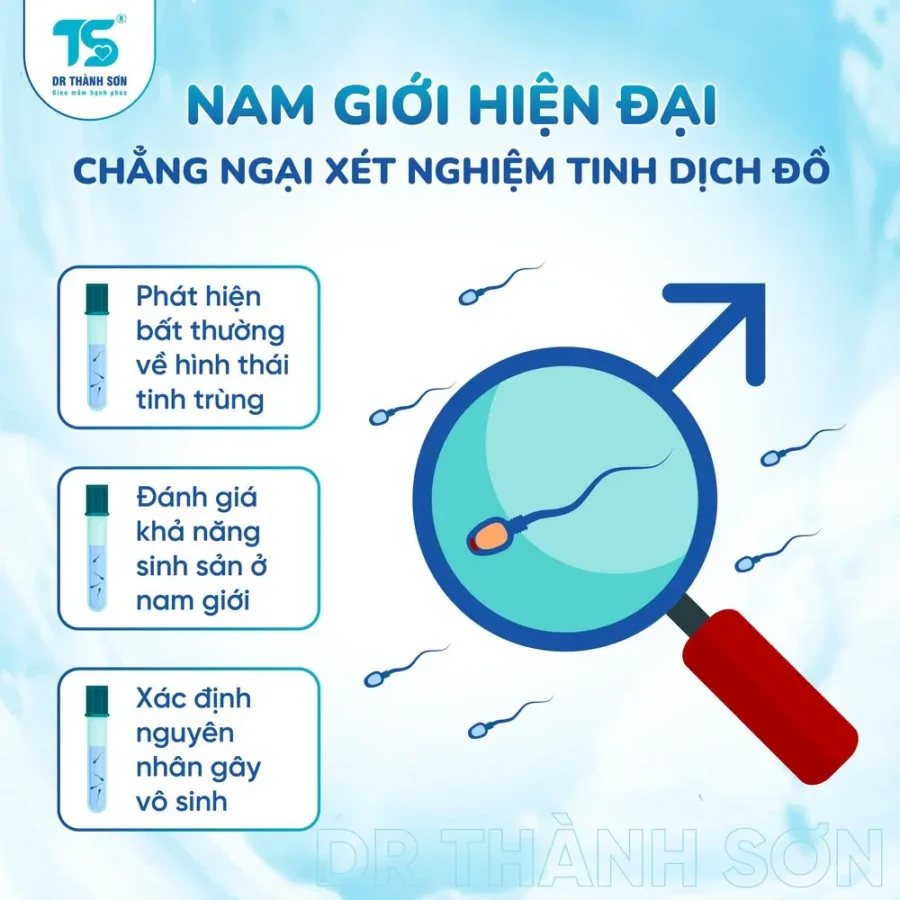 Xét nghiệm tinh dịch đồ là gì? Những điều nam giới cần biết để bảo vệ sức khỏe sinh sản 1 xét nghiệm tinh dịch đồ