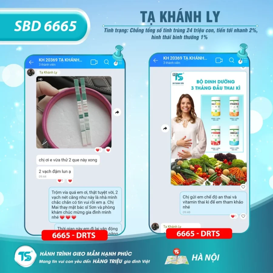 Chúc mừng cặp đôi thụ thai thành công thứ 6666 tại Dr Thành Sơn 10 Chúc mừng cặp đôi thụ thai thành công thứ 6666 tại Dr Thành Sơn