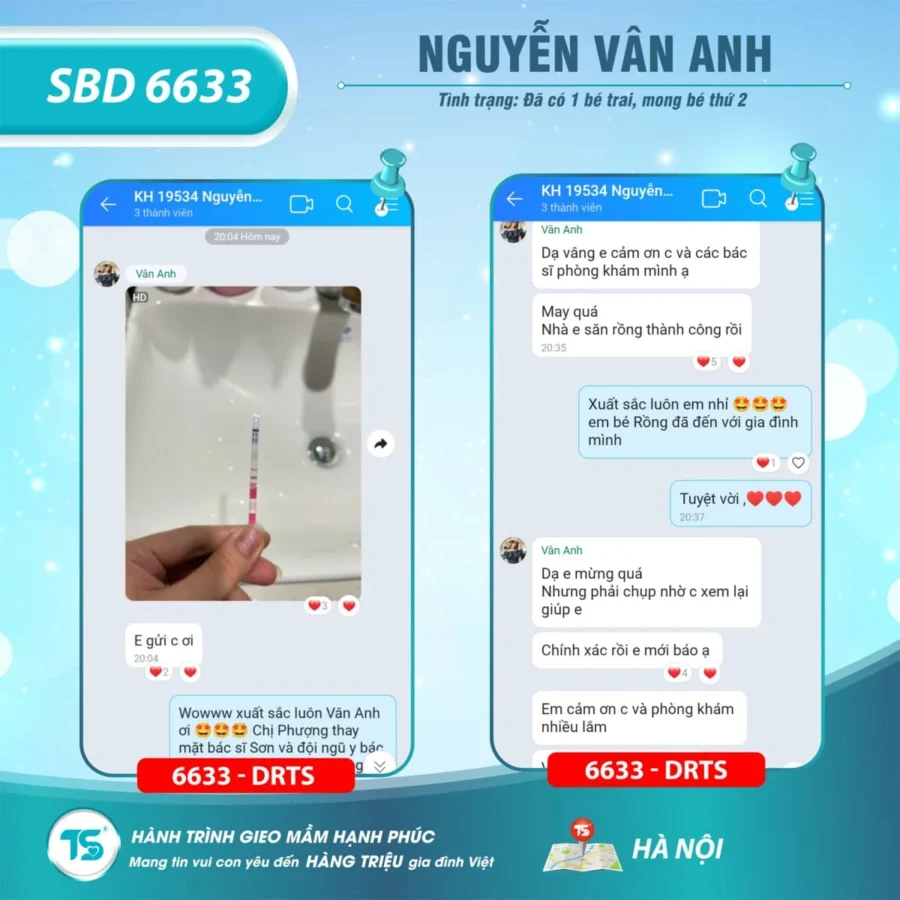 Chúc mừng cặp đôi thụ thai thành công thứ 6666 tại Dr Thành Sơn 3 Chúc mừng cặp đôi thụ thai thành công thứ 6666 tại Dr Thành Sơn