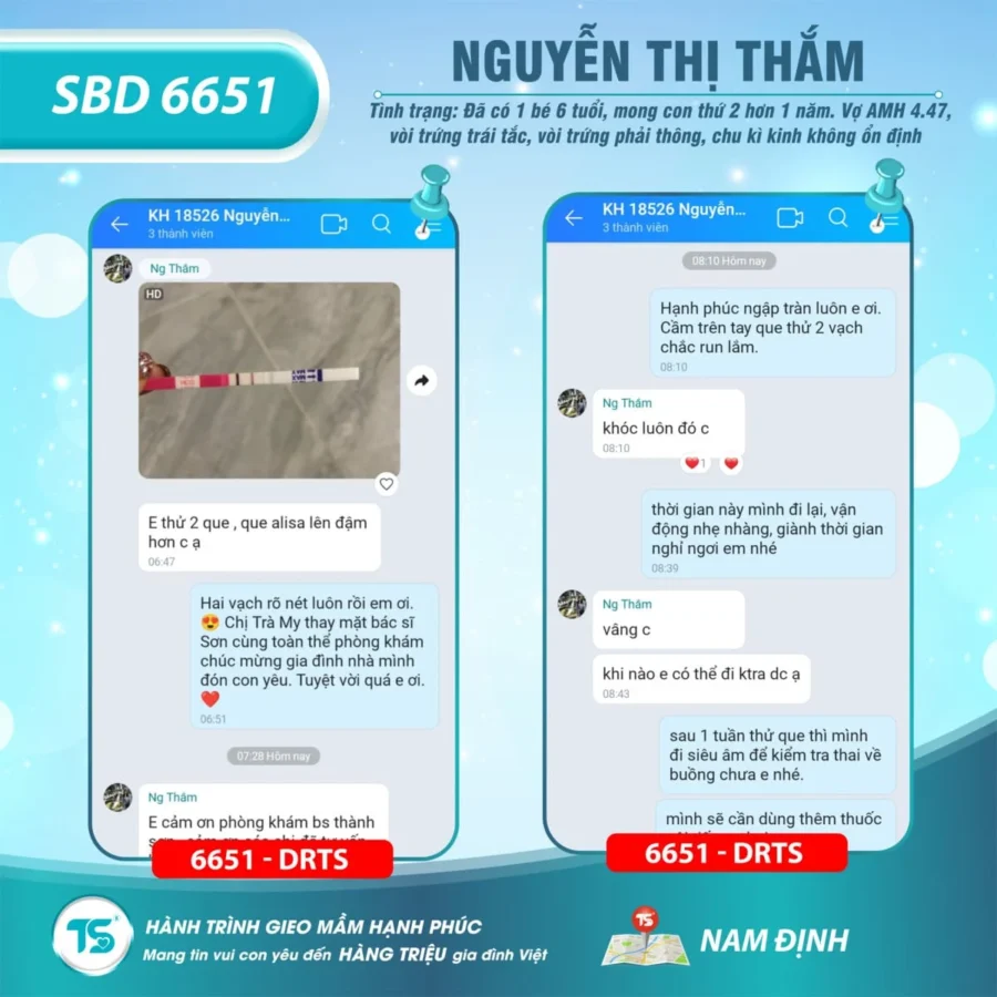 Chúc mừng cặp đôi thụ thai thành công thứ 6666 tại Dr Thành Sơn 7 Chúc mừng cặp đôi thụ thai thành công thứ 6666 tại Dr Thành Sơn