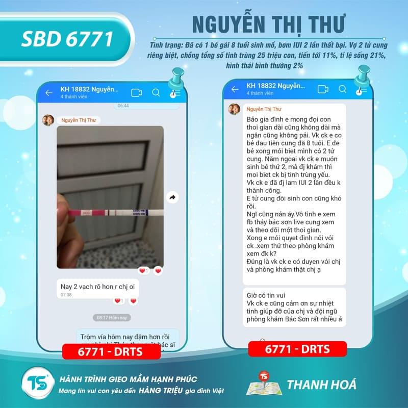 Hơn 6700 cặp đôi hiếm muộn đón tin vui bằng phương pháp mang thai tự nhiên tại Dr Thành Sơn 9 Hơn 6700 cặp đôi hiếm muộn đón tin vui bằng phương pháp mang thai tự nhiên tại Dr Thành Sơn