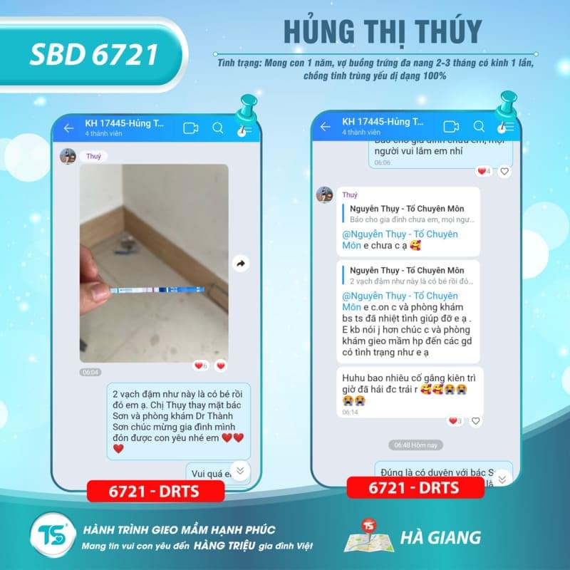 Hơn 6700 cặp đôi hiếm muộn đón tin vui bằng phương pháp mang thai tự nhiên tại Dr Thành Sơn 4 Hơn 6700 cặp đôi hiếm muộn đón tin vui bằng phương pháp mang thai tự nhiên tại Dr Thành Sơn