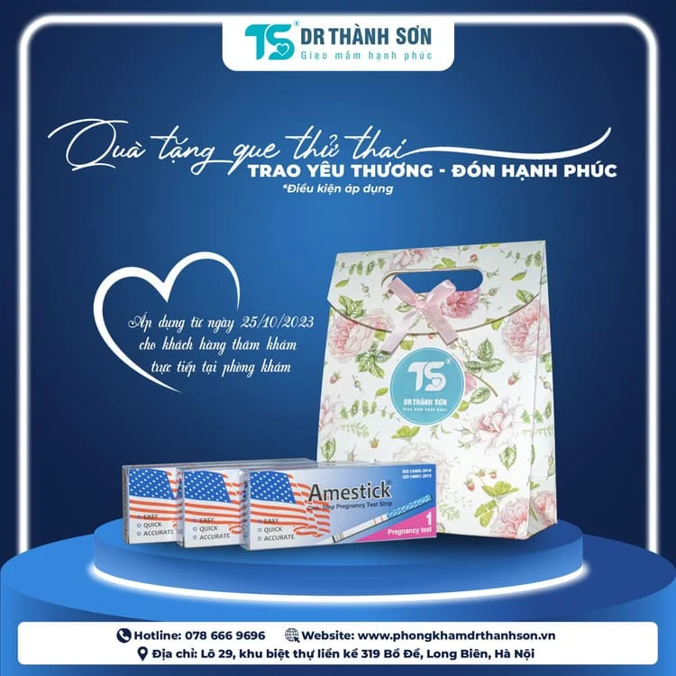 Dr Thành Sơn Tặng Khách Hàng Que Thử Thai Dr Thành Sơn Tặng Khách Hàng Que Thử Thai - ''nhả Vía" Đón Tin Vui Hai Vạch