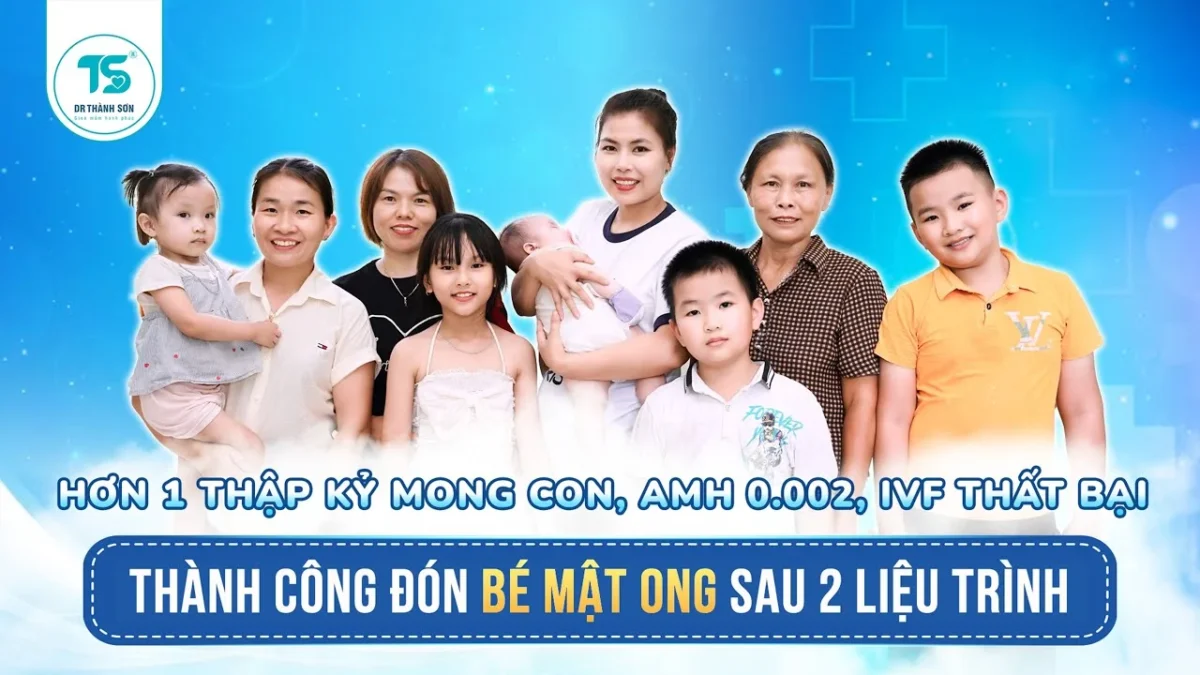Suy buồng trứng, AMH 0.002 vẫn có con tự nhiên