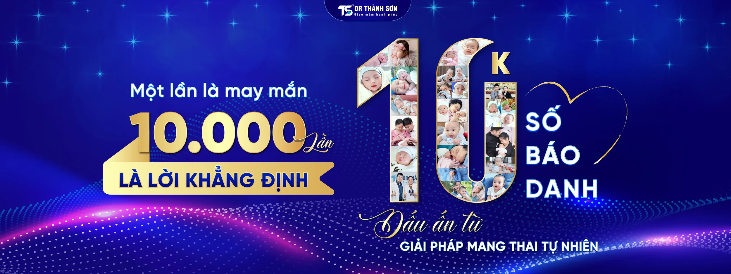10000 cặp đôi mang thai tự nhiên thành công